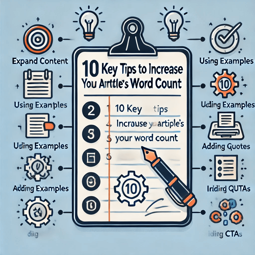 SEO Articles – 10 Key Tips To Increase Your Article’s Word Count